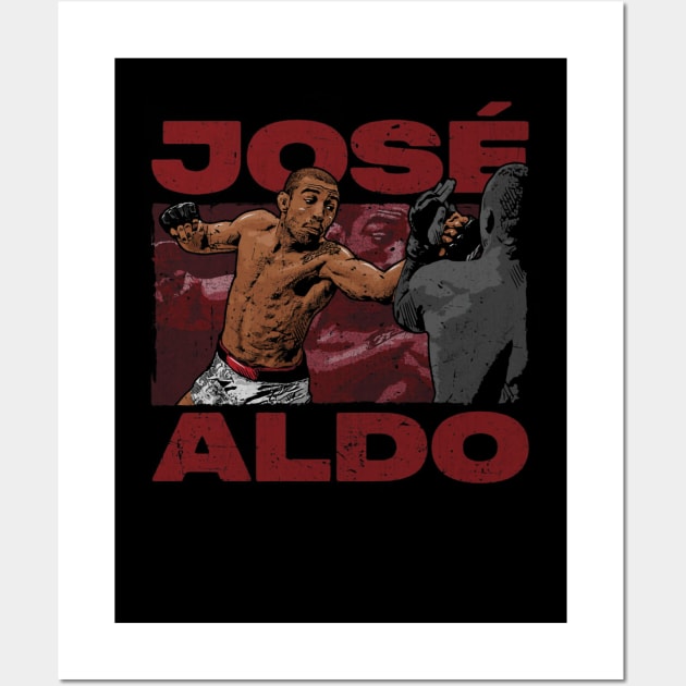 Jose Aldo Punch Wall Art by ganisfarhan